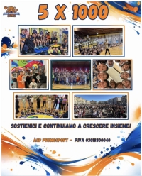 5 per 1000 ASD PROMOSPORT: INSIEME per i GIOVANI e lo SPORT