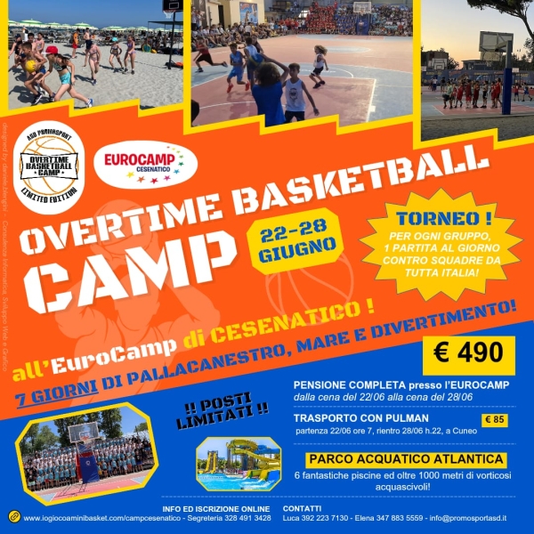 OVERTIME BASKETBALL CAMP - CESENATICO EDITION 2025